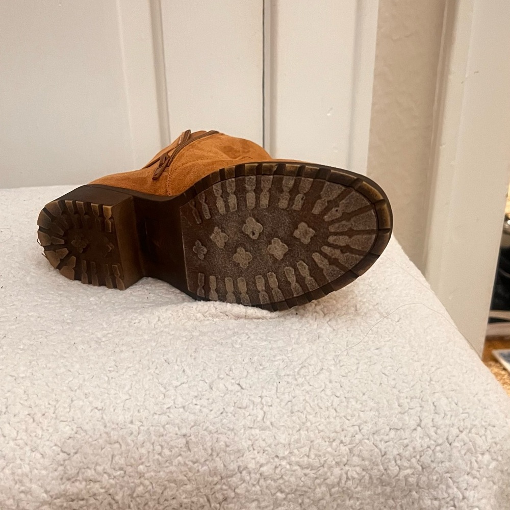 Stylish Tan Ankle Booties - Picture 6 of 6